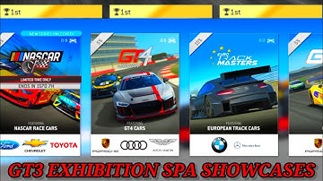 Real Racing 3 : GT4 Exhibition Spa showcases Android Game Play Button
