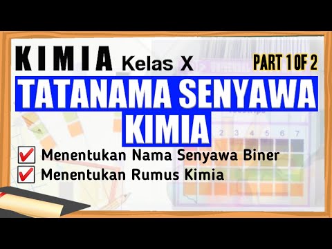 Tata Nama Senyawa Kimia | Senyawa Biner | Kimia kelas 10