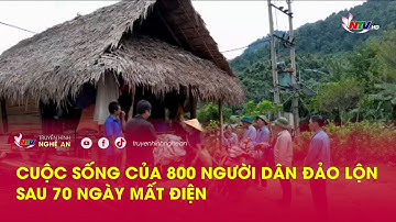 Cuộc sống của 800 người dân đảo lộn sau 70 ngày mất điện