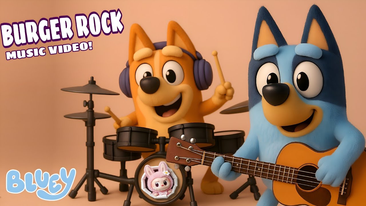 Burger dog! ππ Bluey,Bingo Rock Version π€π€| Nursery rhymes #bluey Burger dog! ππ Bluey,Bingo Rock Version π€π€| Nursery rhymes #bluey