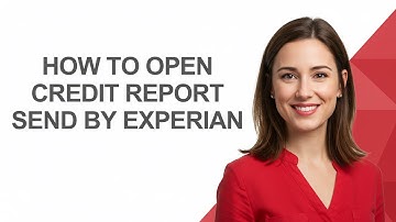 How to Open Credit Report Send By Experian - AshleyHowTo
