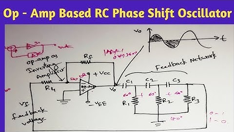 || Op - Amp Based RC Phase Shift Oscillator in Telugu || Diploma || Electronic Circuits - 2 || ECE |