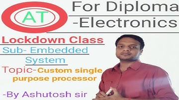 Custom single purpose processor, Lect-1