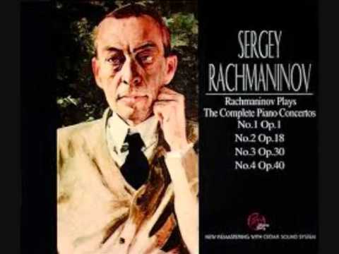 Rachmaninoff plays Rachmaninoff by Nº4 Concerto op.40 - Piano YouTube