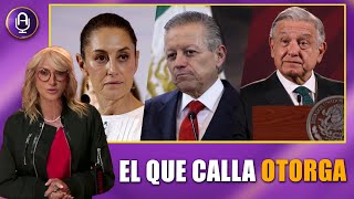 Esto pienso del silencio de AMLO y SHEINBAUM ante el ACOSO de ZALDÍVAR | Editorial Adela Micha