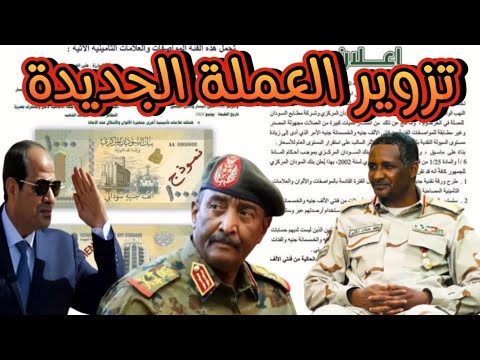 خطير جدا طباعة العملة السودانية الجديدة في مصر بتكاليف خرافية