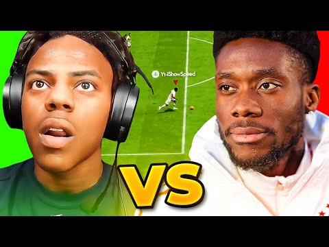 iShowSpeed vs Alphonso Davies FULL WAGER