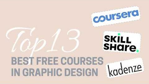Best Free Online Courses in Graphic Design