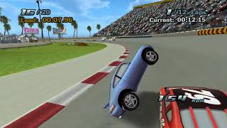 Cars The Video Game Sally On Piston Cup Race