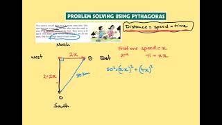 problem solving using Pythagoras theorem _ runners