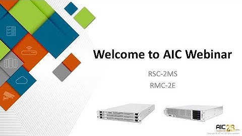 AIC Webinar - 2U Server Chassis for Edge Computing Applications
