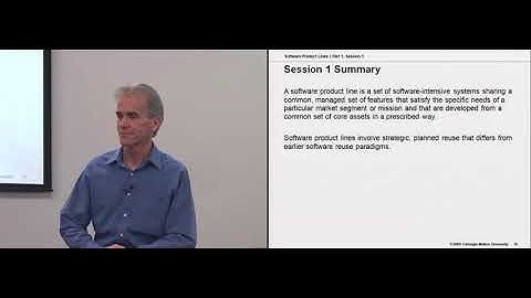 Module 2  Software Product Lines Fundamentals: Basic Ideas and Terms – Lecture 3 of 4