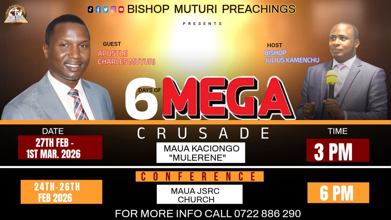 MERU-MAUA CRUSADE DAY 1//LIVE//APOSTLE CHARLES MUTURI// 26.02.2026