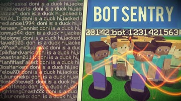✯ Bot Sentry Test Video ✯ The best Anti Bots out there! [BUNGEE]