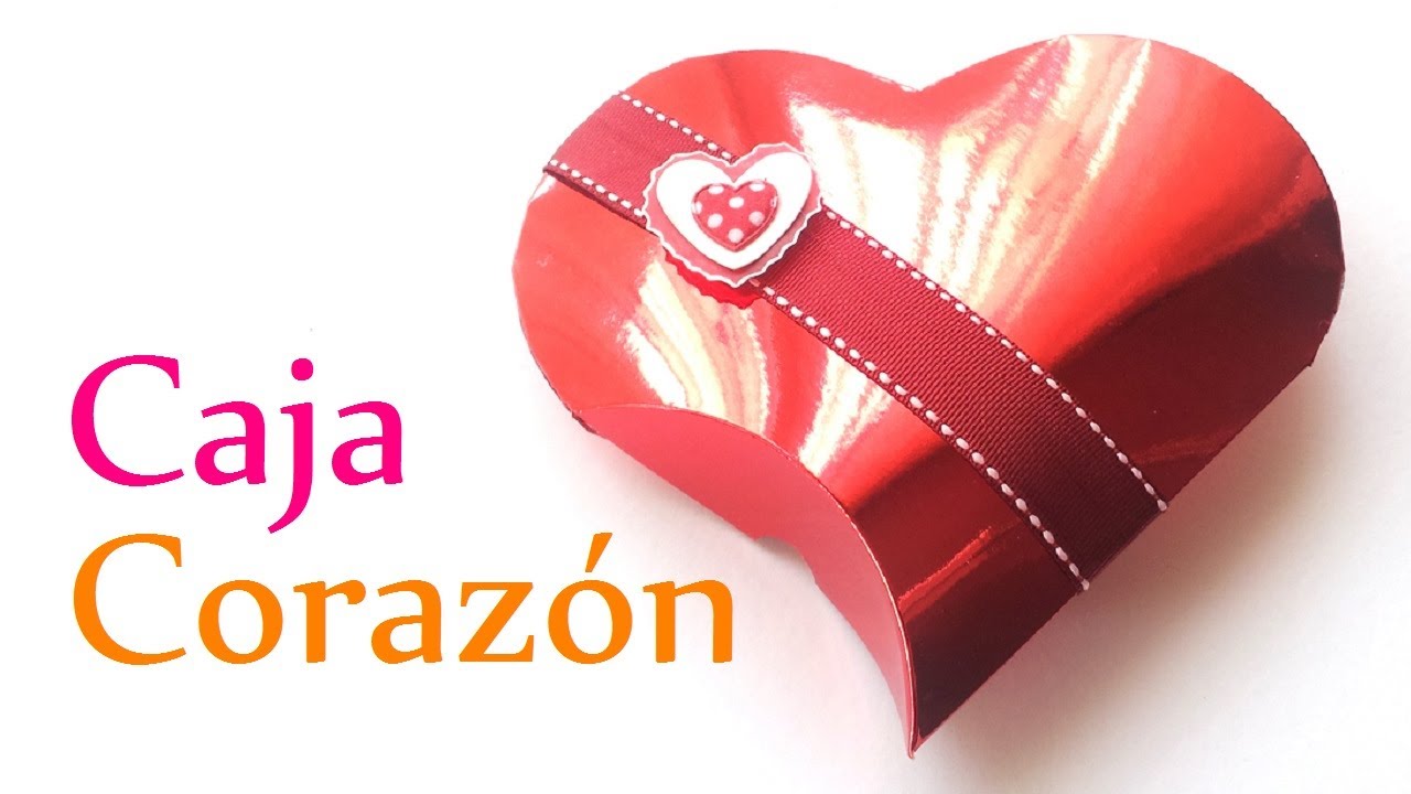 Manualidades para San Valentín ♥ CAJA de Regalo CORAZÓN ♥ (Fácil) - Innova  Manualidades 