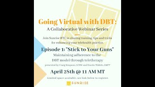 Going Virtual with DBT Webinar: Episode 1 screenshot 4