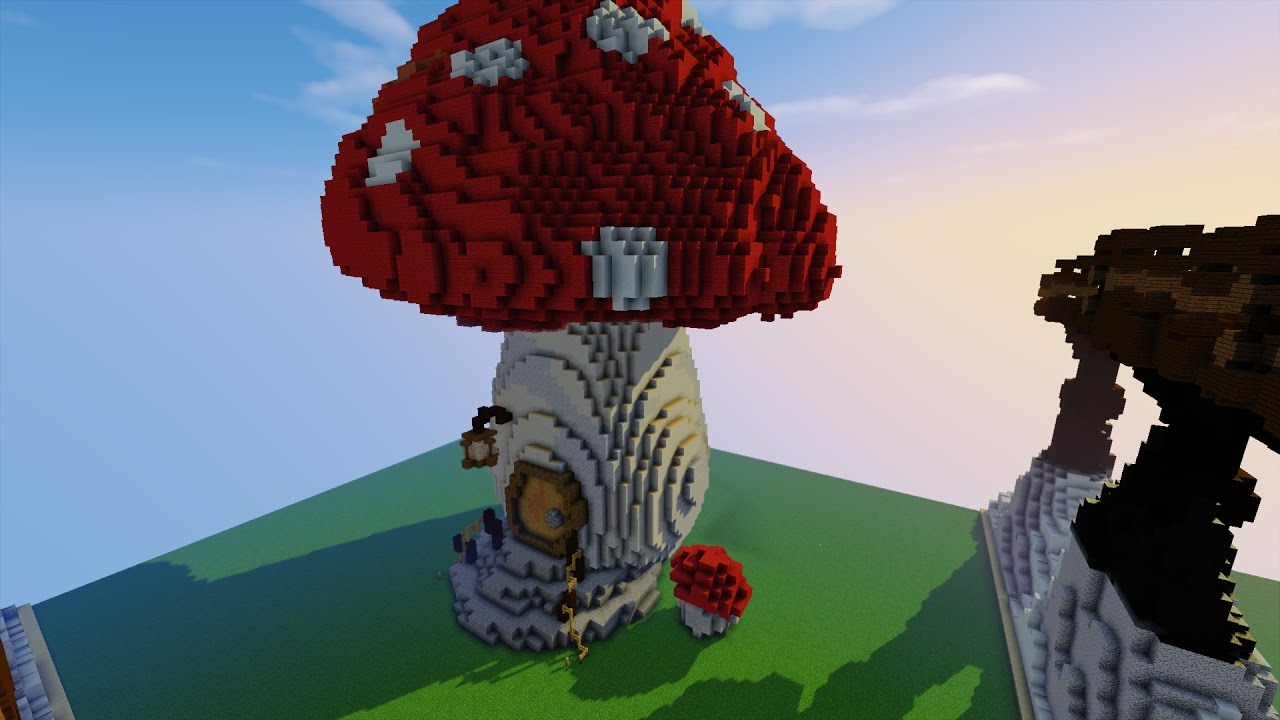 MINECRAFT TIMELAPSE - MUSHROOM HOUSE - YouTube