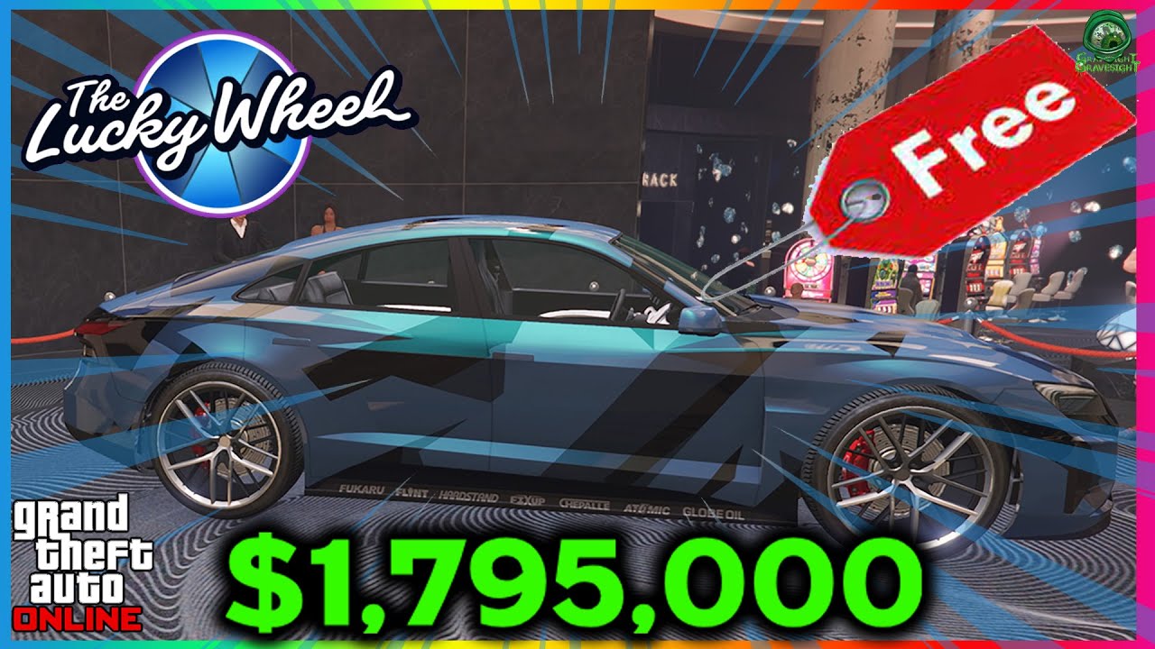 How To Win FREE Casino Podium Car! Worth 💲1,795,000 Dollars! GTA Online Lucky Wheel Spin