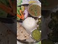 pahadi thali .....bhatt ki chudkani # palak ka tapkiya # roti,bhaat # chatni