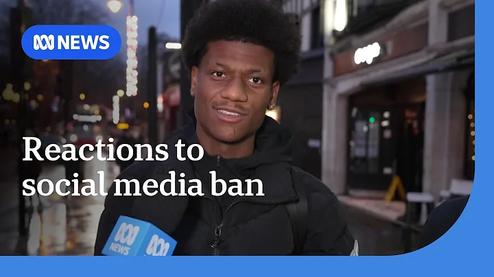 People on the streets of London react to Australia's world-first social media ban | ABC NEWS