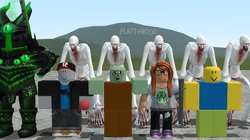 SCP-096:CB VS ROBLOX CHARACTERS!! Garrys Mod Sandbox