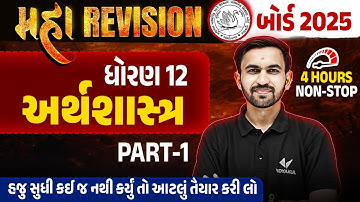 Std 12 Eco Maha Revision For Board Exam 2025 | Economics Ch 1 to 6 Board Exam IMP | Nilkanth Sir