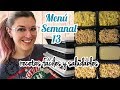 Meal Prep *COCINA UN DIA PARA TODA LA SEMANA* Batch Cooking Saludable MENÚ SEMANAL