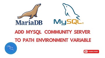 how to add MySQL to path environment variables in windows 10