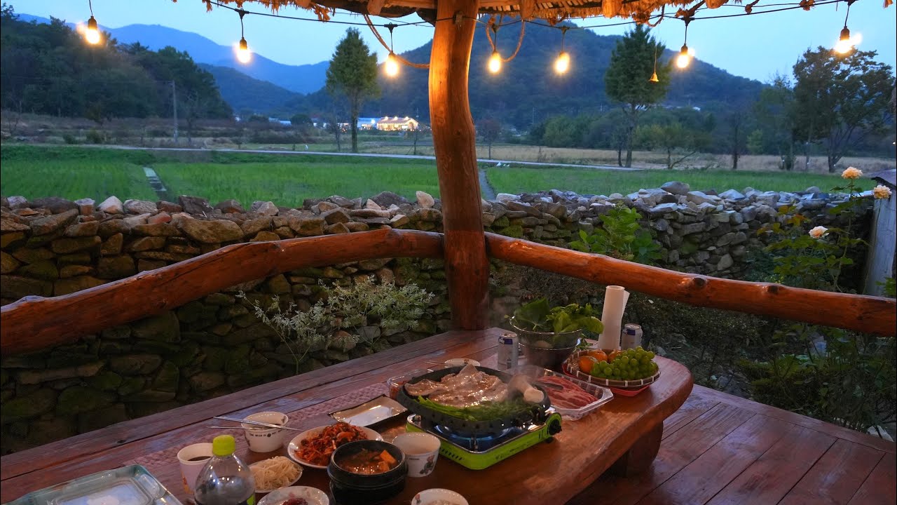 🍃고요한 마을에서 보내는 리틀 포레스트 여행 | 외암민속마을 | 미나리 삼겹살 | 여은파 [ 달그락 숲 ]