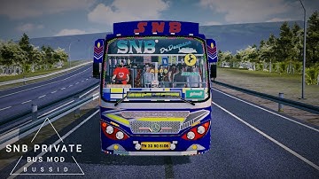 Released SNB Private Bus Mod In Bus Simulator Indonesia - Bussid Bus Mod - Bussid Car Mod - Bussid