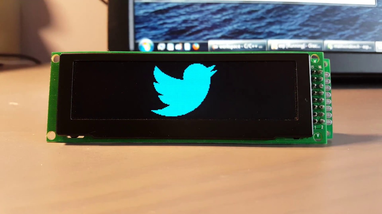ESP8266 Twitter client with OLED display
