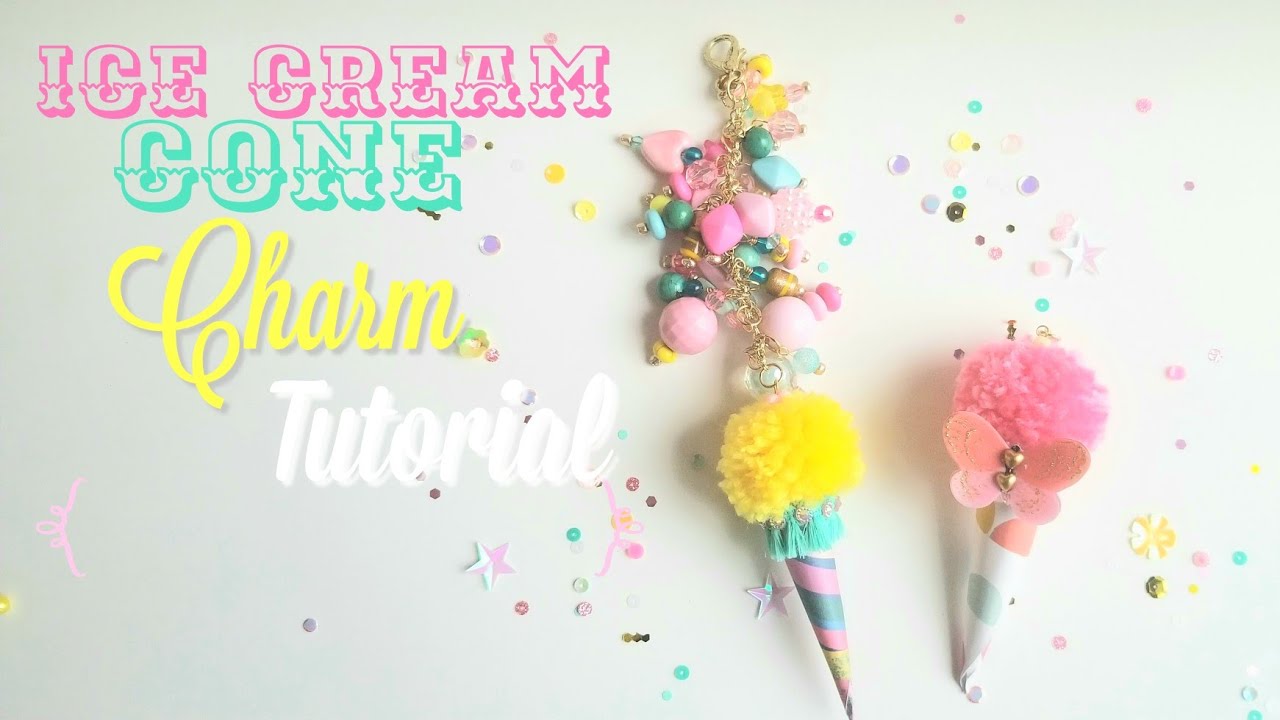 Ice Cream Cone Charm Tutorial ft MH Sweet Story