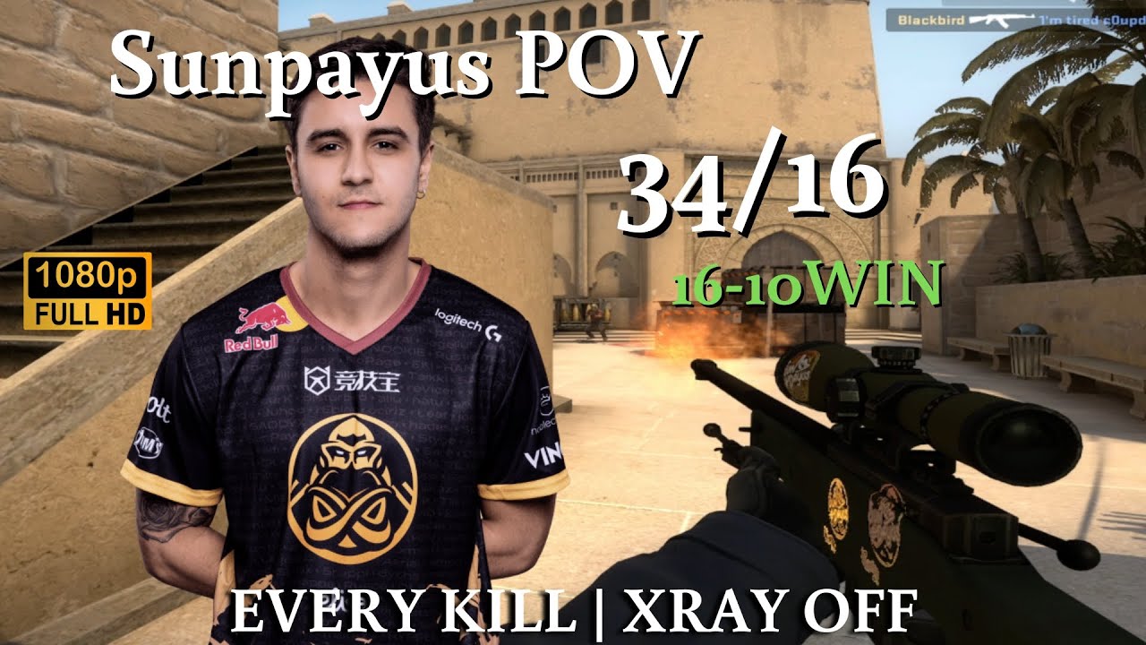 ENCE SunPayus 34Kills Playing Mirage On FACEIT! POV CSGO - YouTube