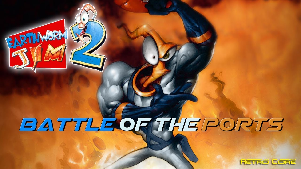 Battle of the Ports - Earthworm Jim 2 (アースワーム・ジム2) Show #392 - 60fps