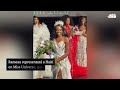 ¡Grave error en Miss Universe Haití! Le quitaron la corona de la cabeza