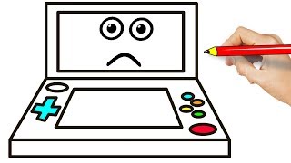 Coloring for Baby with Crying Game Console - Coloring Pages With Markers Coloring for Baby with Crying Game Console - Coloring Pages With Markers