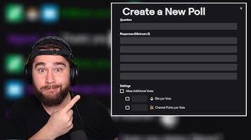 How to Create a Twitch Poll (Twitch Mod Tutorial)
