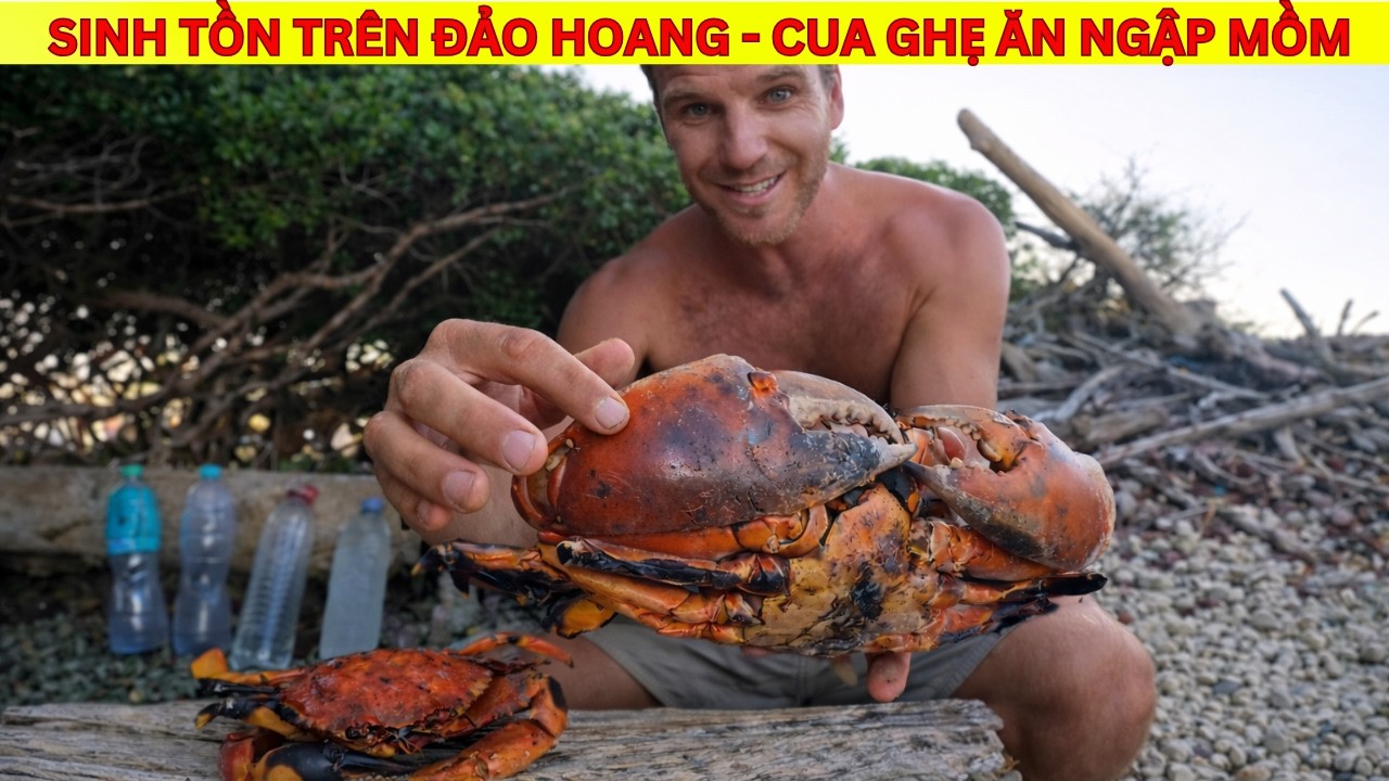 Sinh Tồn Trên Đảo Hoang Một Mình - Cua Ghẹ Ăn Ngập Mồm