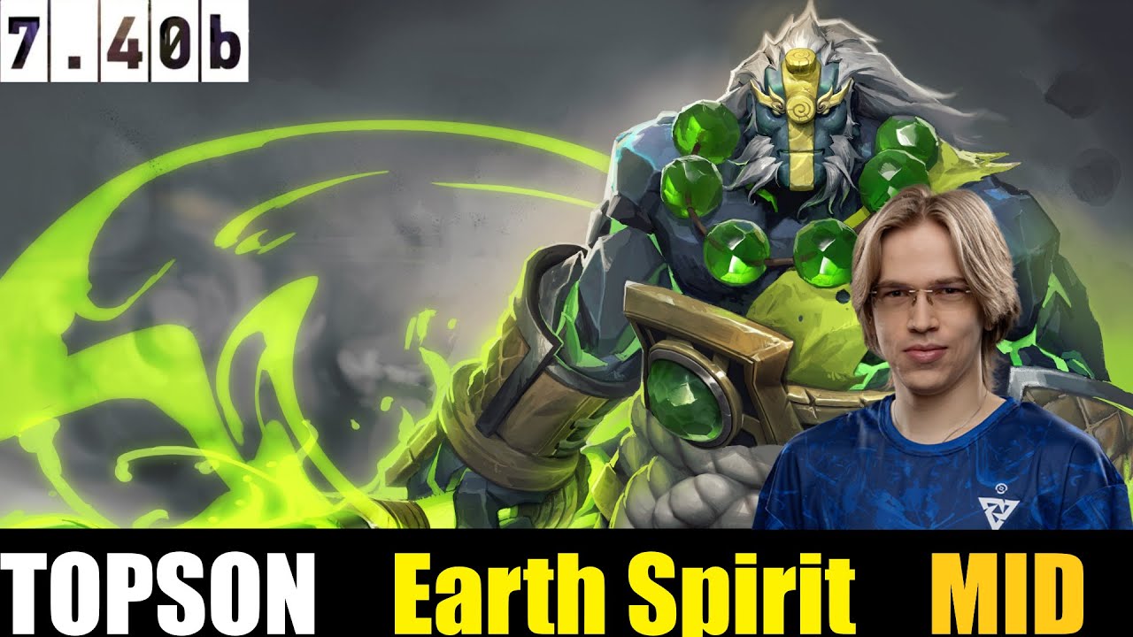 🤯 TOPSON [Earth Spirit] MID 7.40b - DOTA 2 HIGHEST MMR MATCH 