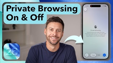 Privé browsen in- of uitschakelen op iPhone (iOS 26)