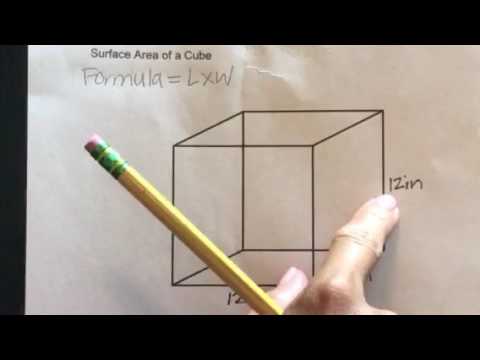 How to find the Surface Area of a Cube