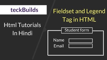 Fieldset and Legend tag in html || How to draw border outside form