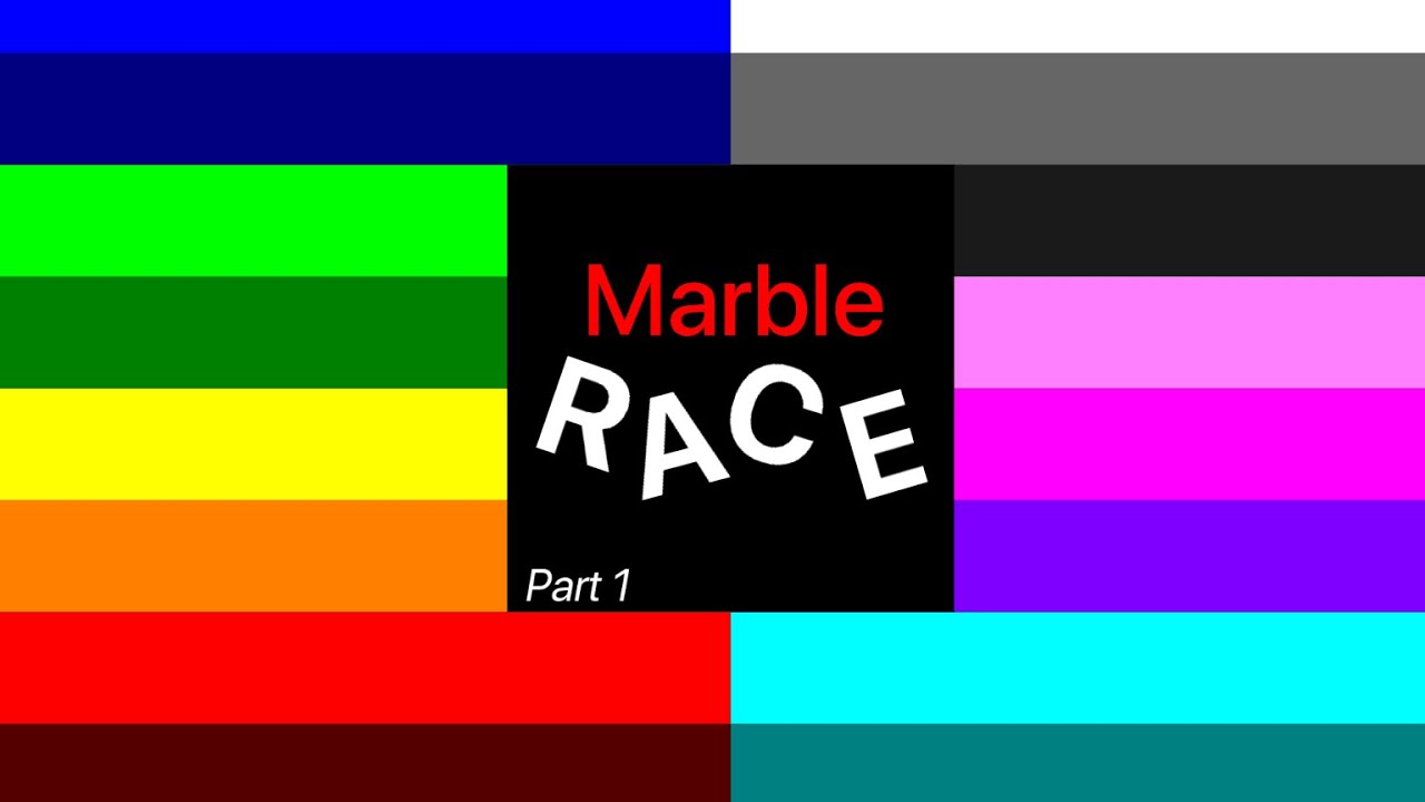 Marble Race Part 1 - YouTube
