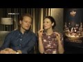 Outlander stars sam heughan and caitriona balfe play instyle agony aunts