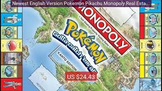 Newest English Version Pokemon Pikachu Monopoly Real Estate... Top Pick 2026 Unbeatable Price