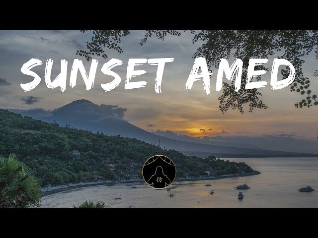 🌇 [Timelapse] Gorgeous Sunset With View on Mount Agung at Amed, Bali, Indonesia class=