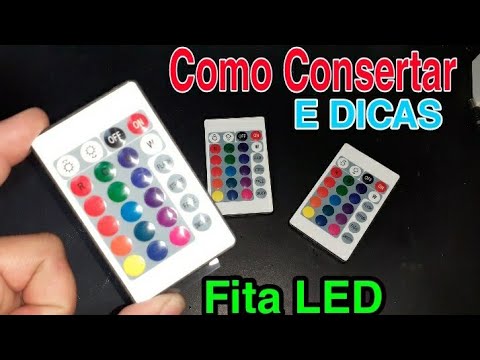 Vídeo: Faixa De LED Com Controle Remoto: Faixas Coloridas No Teto Da Sala, Outros Usos. Como Abro O Controle Remoto Operado Por Bateria E Como Faço Para Usá-lo?