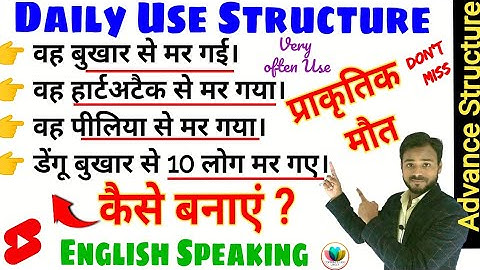 140_Daily Use Advanced English Structure | Learn Spoken English #shorts