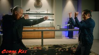 FINAL FIGHT SCENE: Mike Barnes, Chozen & Johnny vs Terry Silver [4K] [Part-2/4] | Cobra Kai Season 5