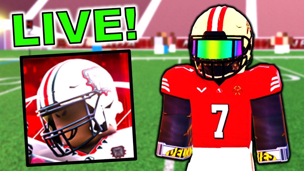 ULTIMATE FOOTBALL ROAD TO 100 OVR LIVE! (ROBLOX)